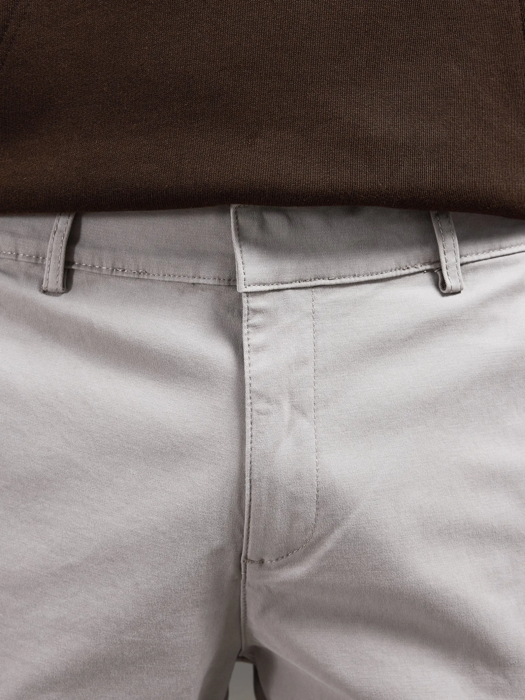 Smart Relaxed Cotton Cargo Pant - Taupe