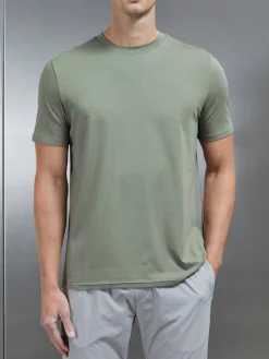 Stretch Cotton Modal T-Shirt - Sage