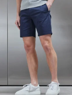 Tailored Chino Short - Navy