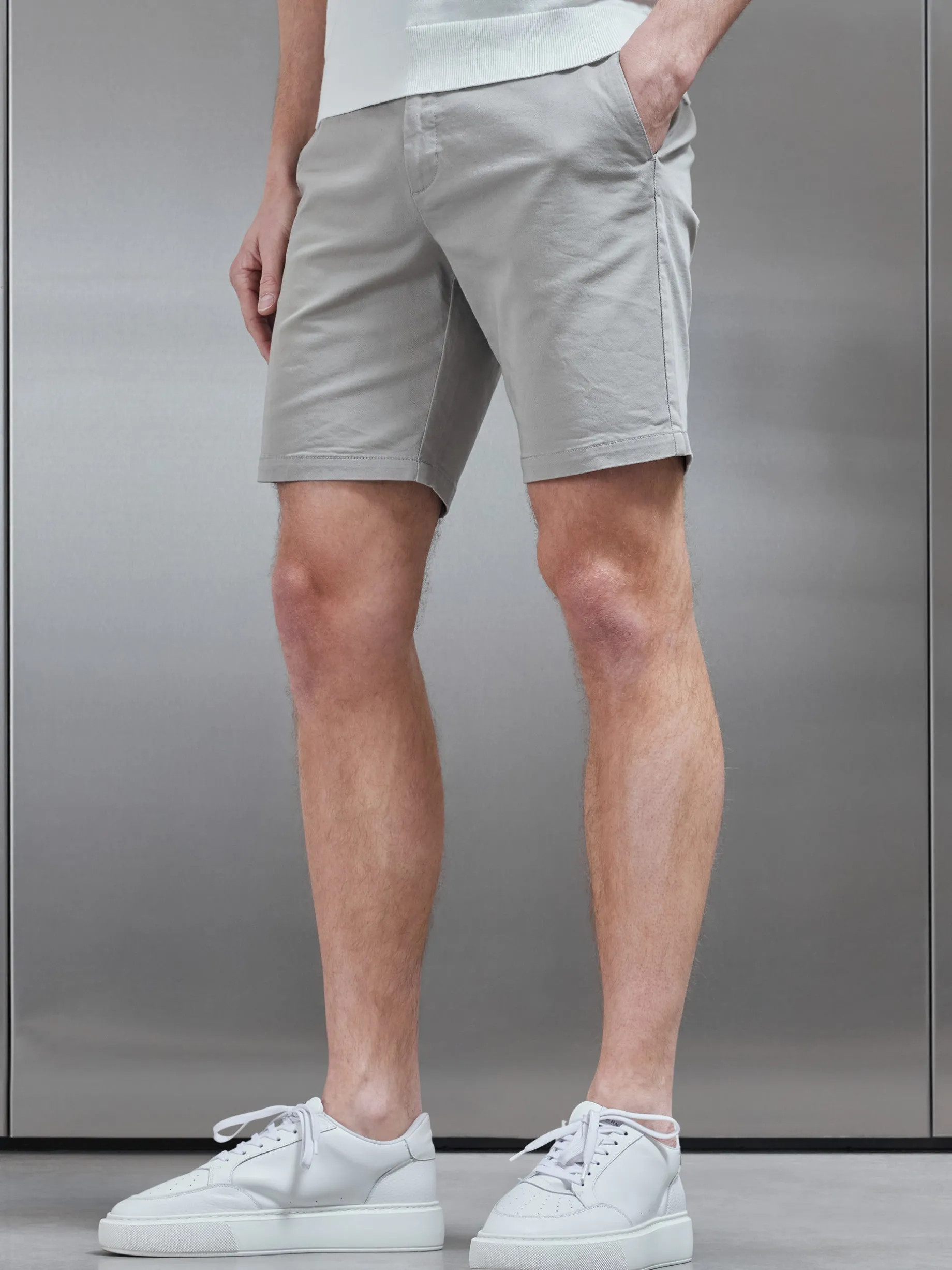 Tailored Chino Short - Stone