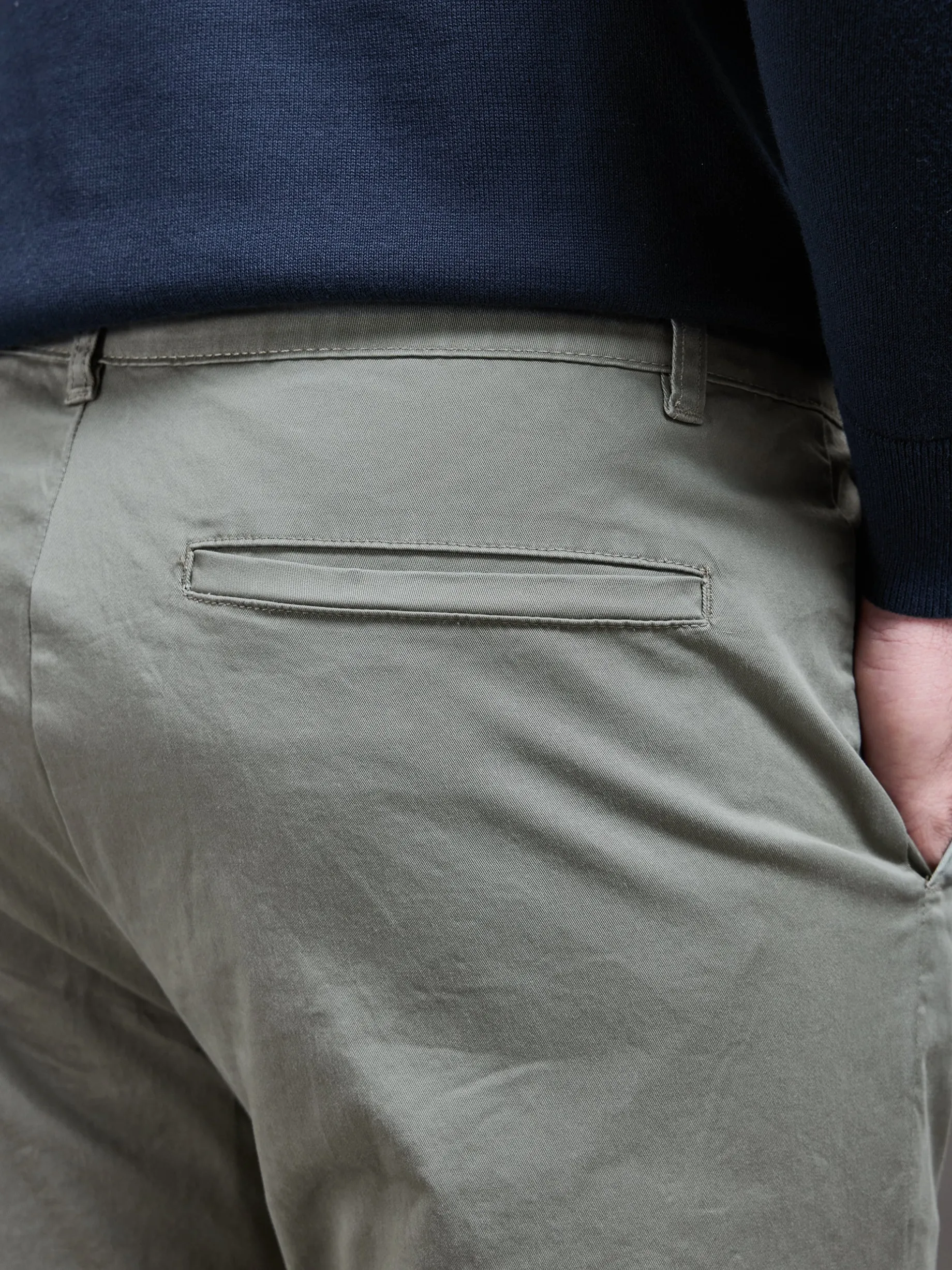 Tailored Chino Trouser - Olive