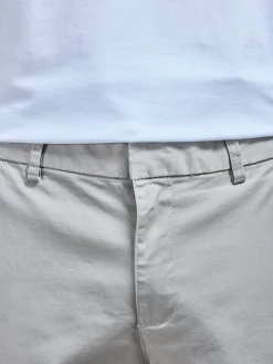 Tailored Cotton Cargo Pant - Stone