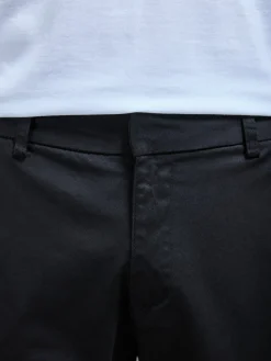 Tailored Cotton Cargo Pant - Black