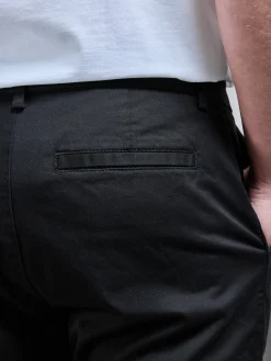 Tailored Cotton Cargo Pant - Black