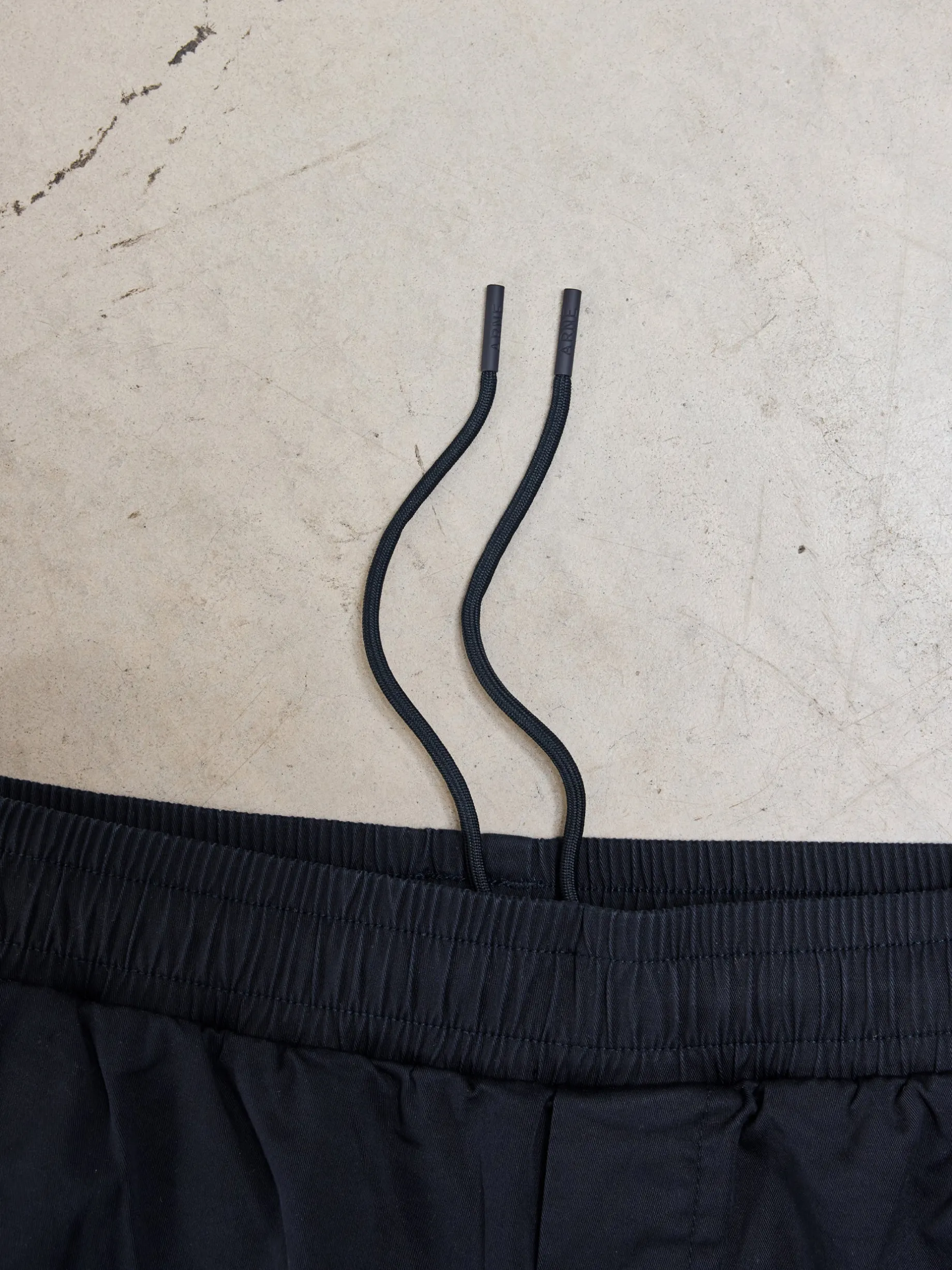 Tailored Drawstring Chino Trouser - Navy