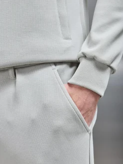 Tailored Interlock Chino Trouser - Stone