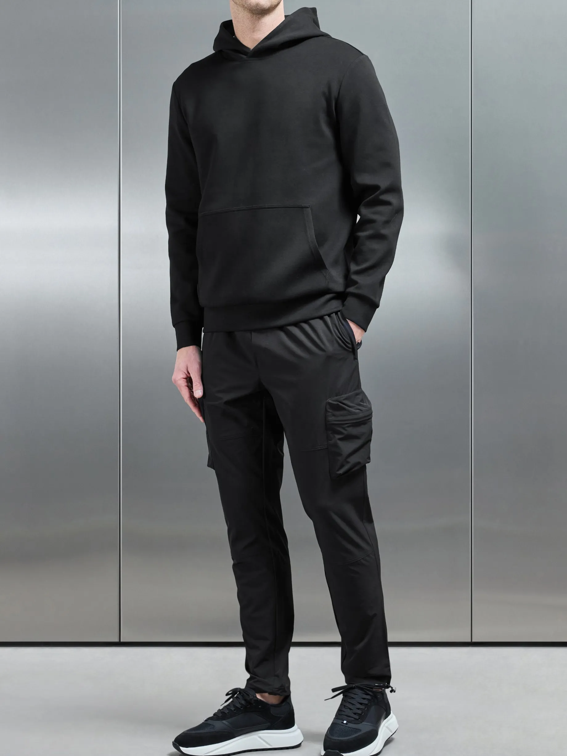 Technical 3D Cargo Pant - Black