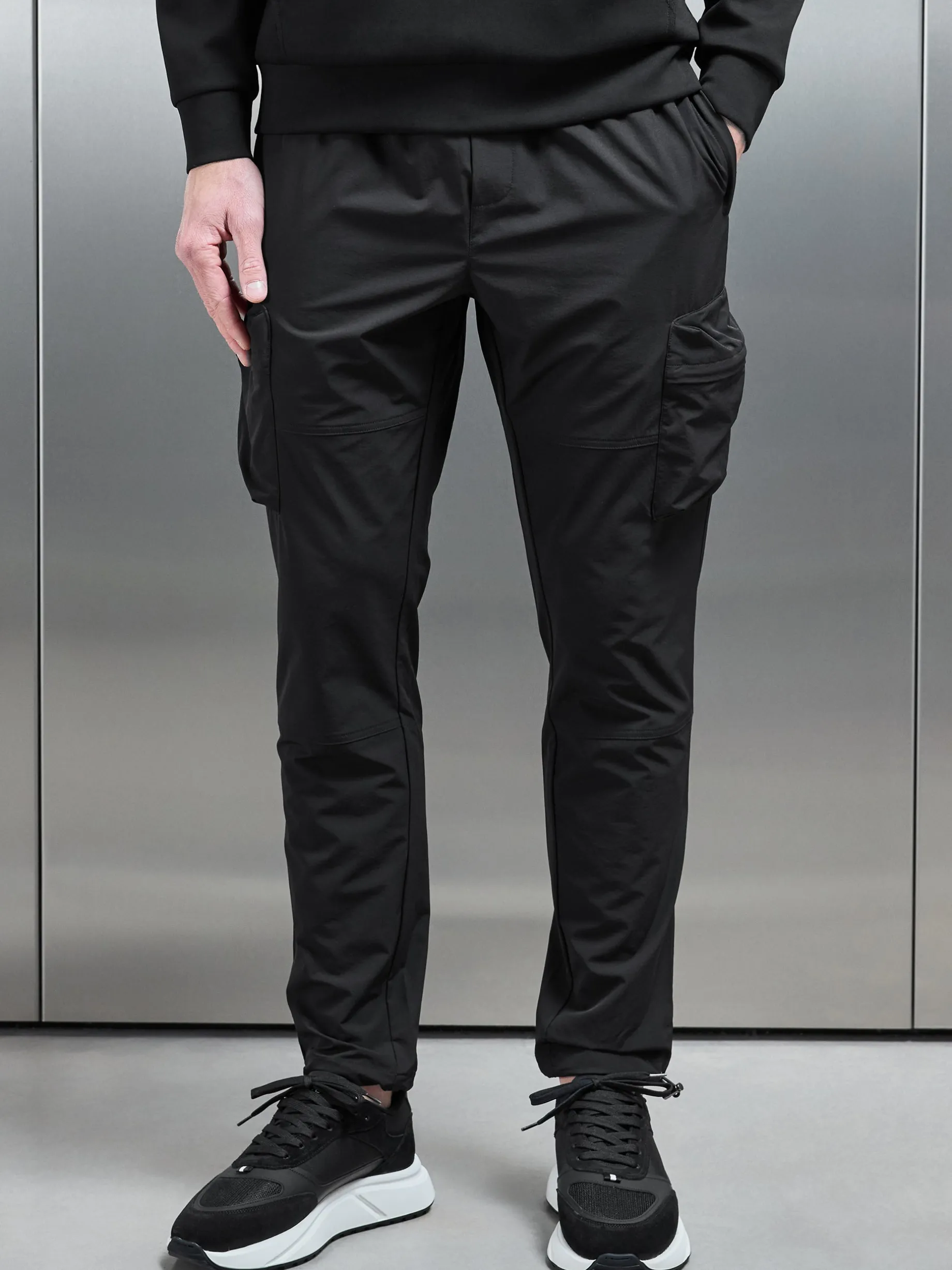 Technical 3D Cargo Pant - Black