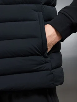 Technical Down Gilet - Black
