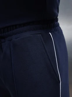 Technical Jersey Piping Short - Navy