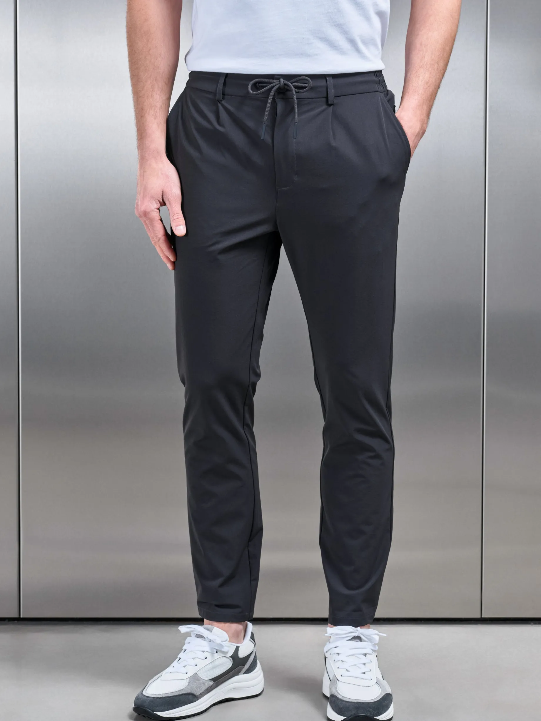 Technical Stretch Chino Trouser - Grey