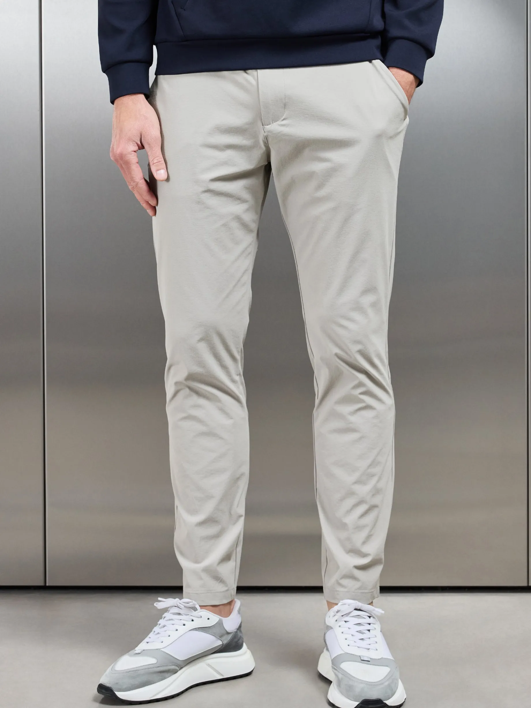 Technical Tailored Trouser - Stone