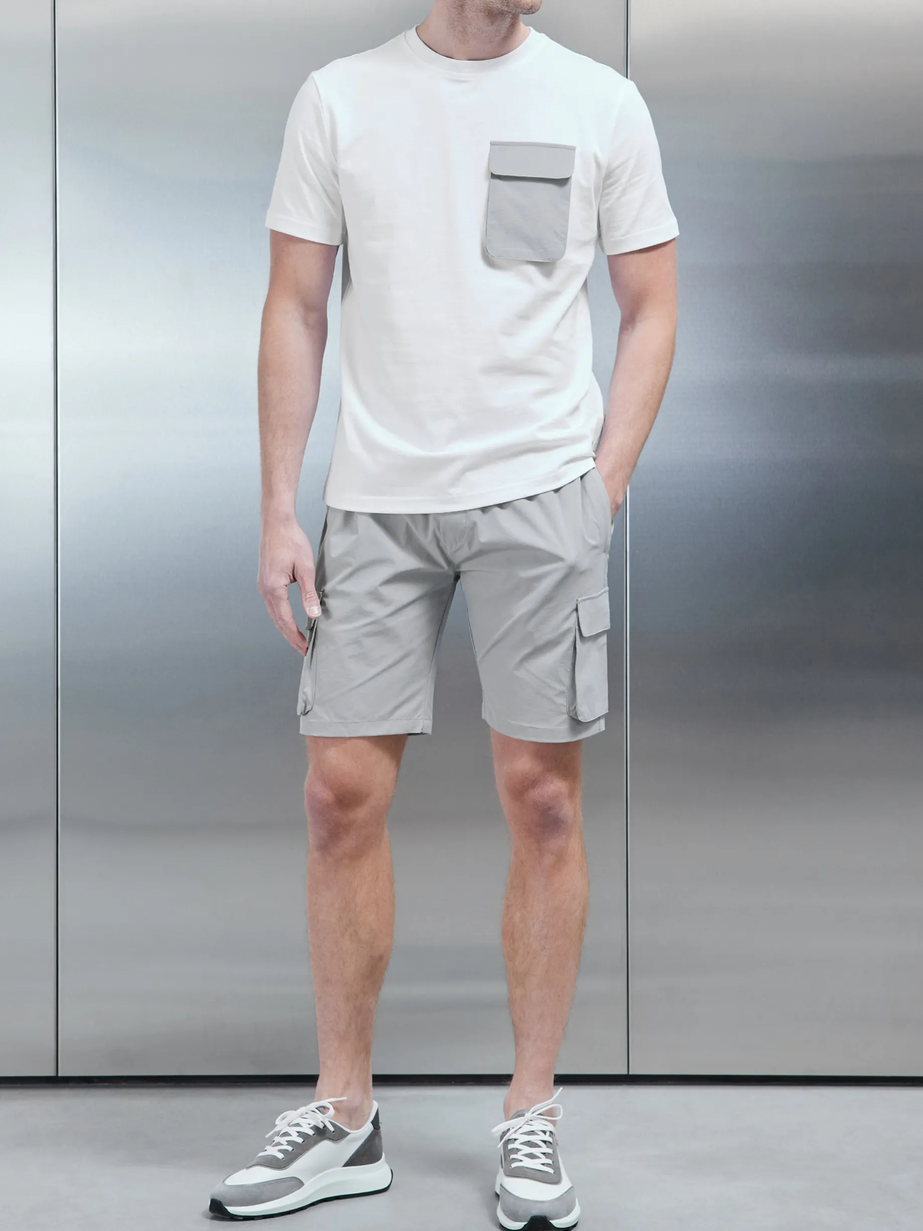 Utility Cargo Short - Mid Grey