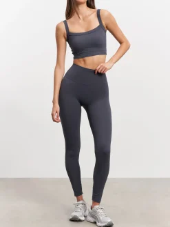 Womens Active Legging - Slate Blue