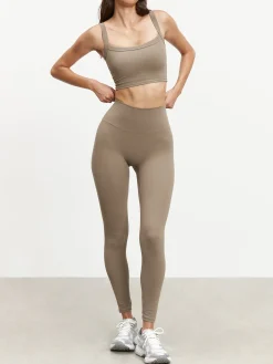 Womens Active Legging - Taupe