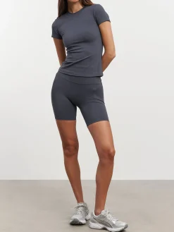 Womens Active Short - Slate Blue