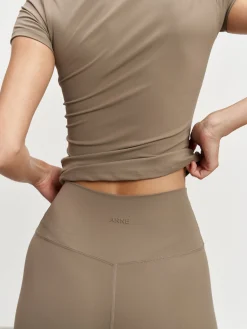 Womens Active Short - Taupe