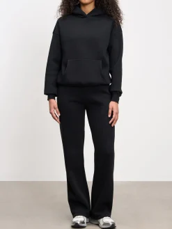 Womens Neoprene Hoodie - Black