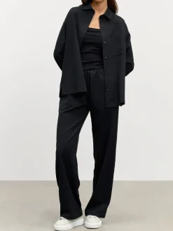 Womens Pull On Trouser - Black