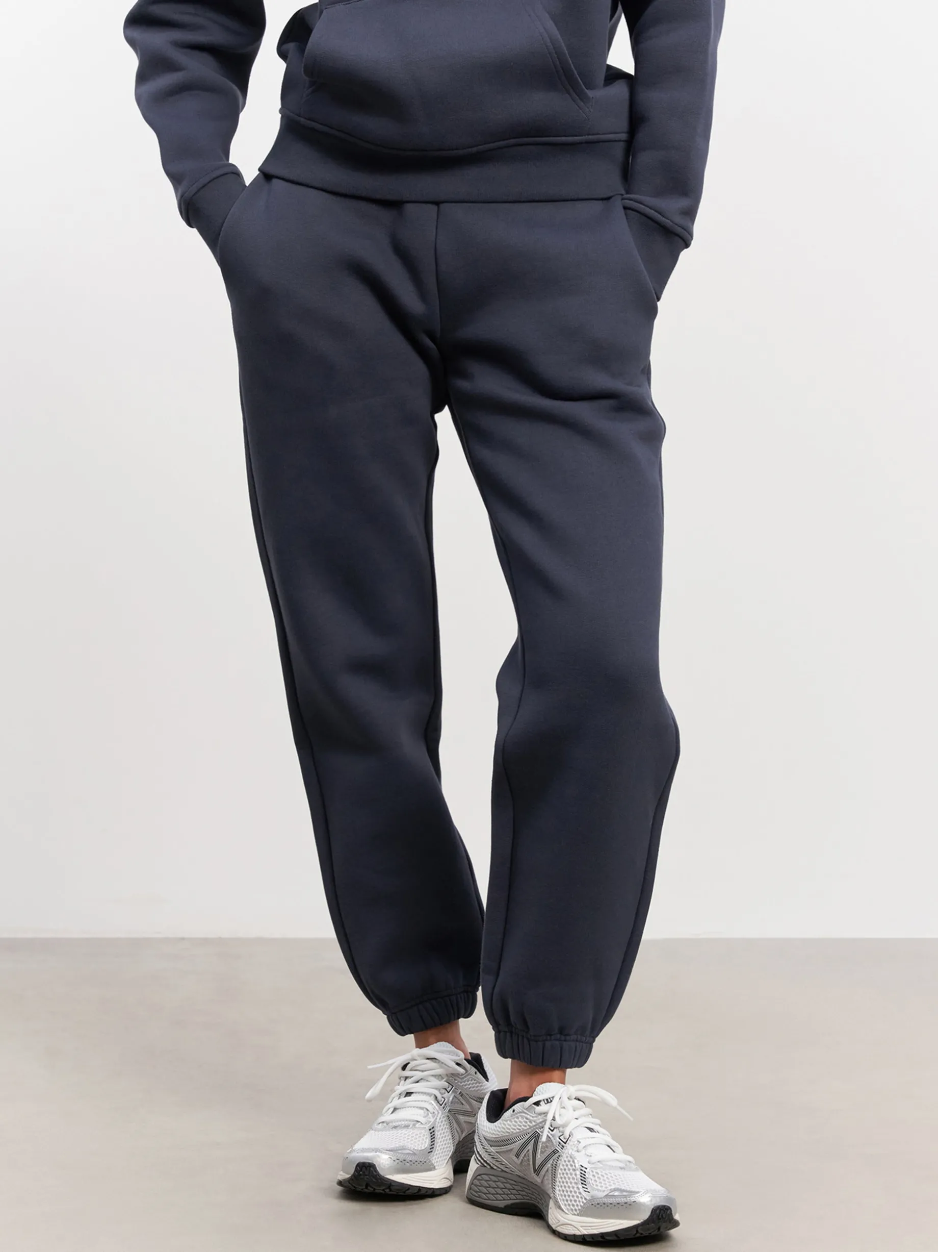 Womens Relaxed Cuffed Jogger - Slate Blue