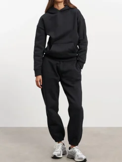 Womens Relaxed Hoodie - Black