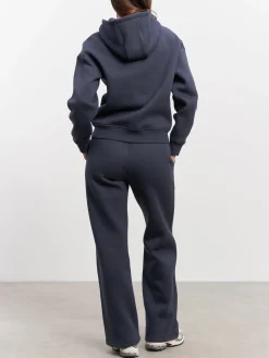 Womens Relaxed Straight Leg Jogger - Slate Blue
