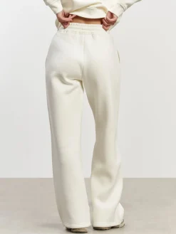 Womens Relaxed Straight Leg Jogger - Ecru