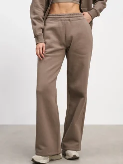 Womens Relaxed Straight Leg Jogger - Taupe