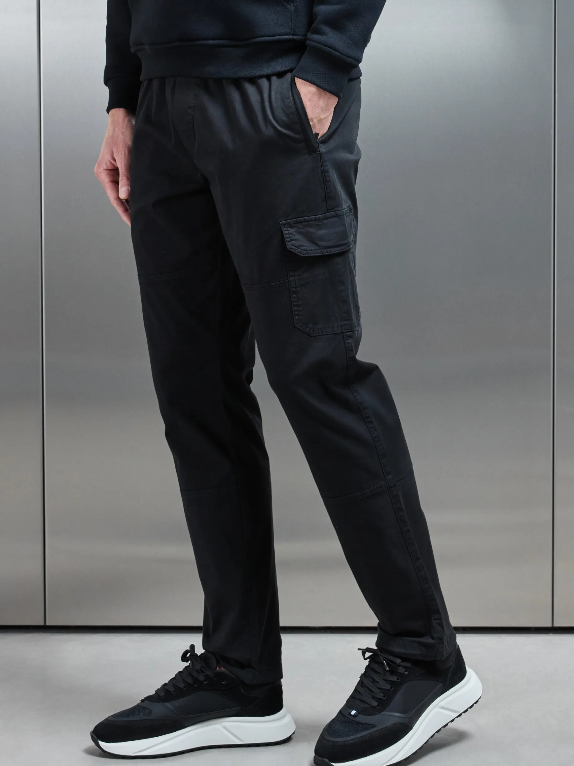 Worker Cargo Pant - Black